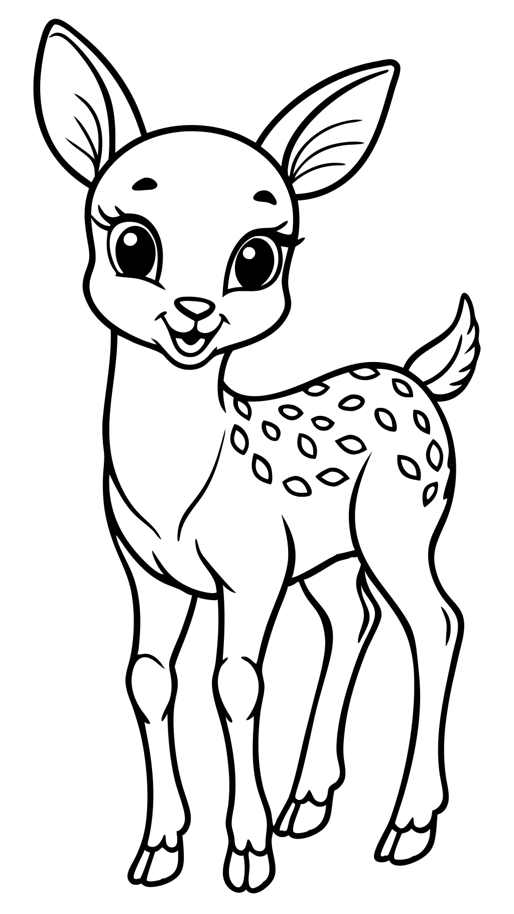 fawn coloring pages